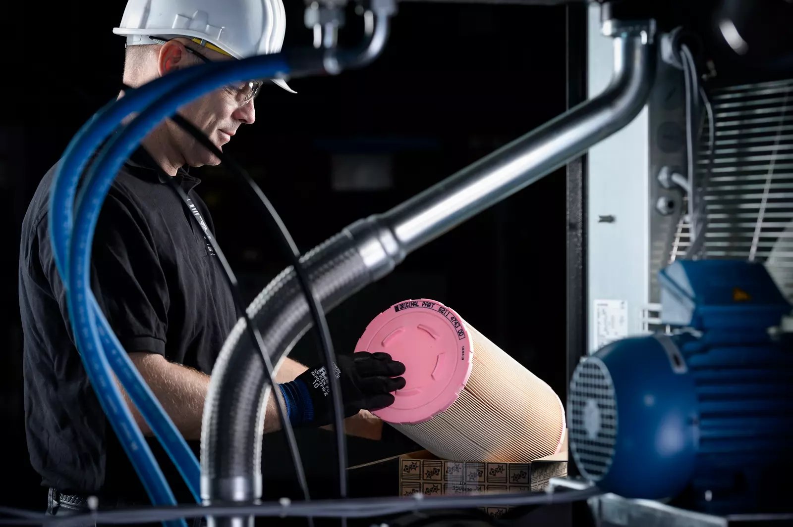 Servicios de compresores de tornillo